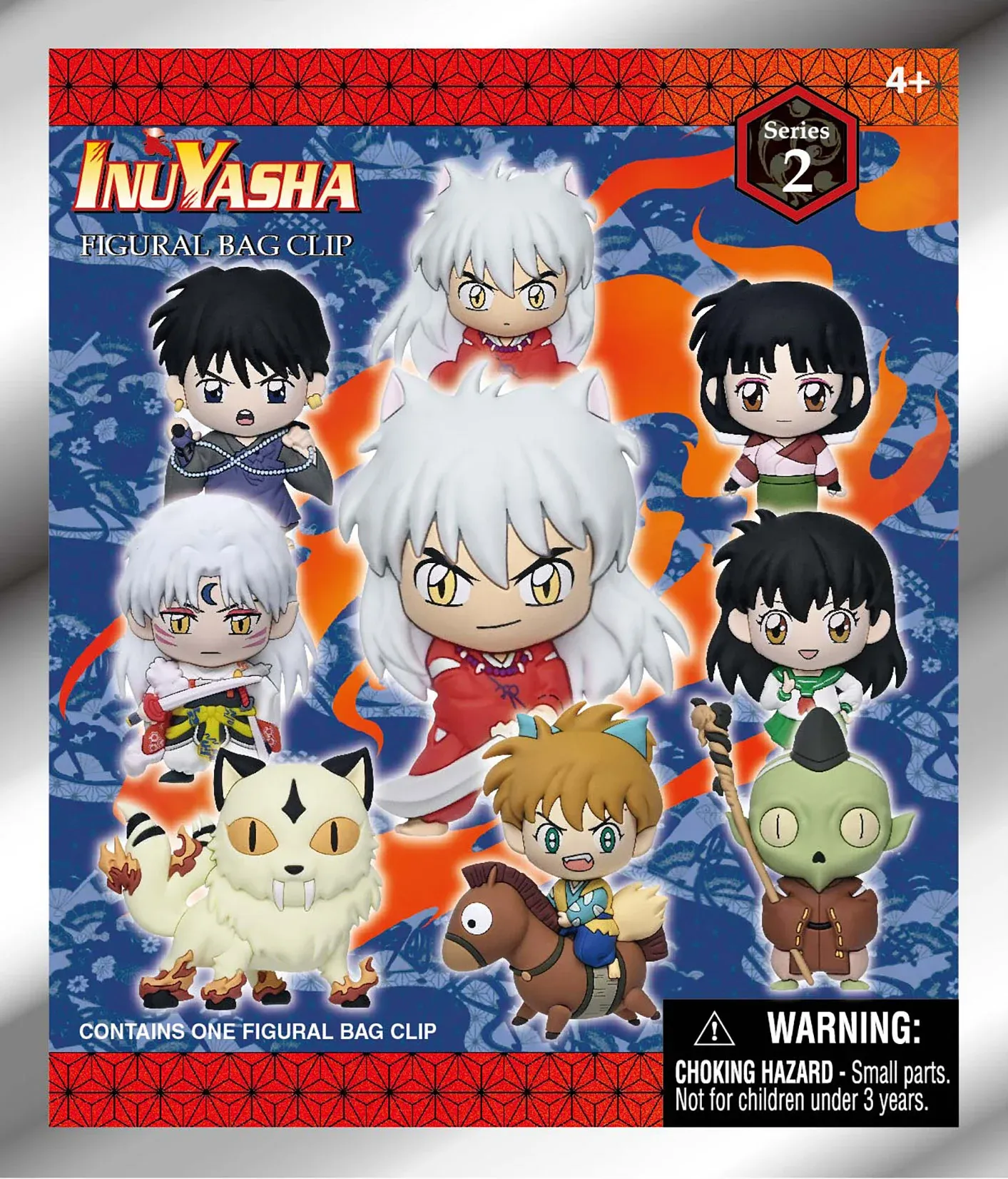 INUYASHA (25TH ANNIV.) - Series 2 - 3D Foam Bag Clip Blind Bag - 1 Unidade